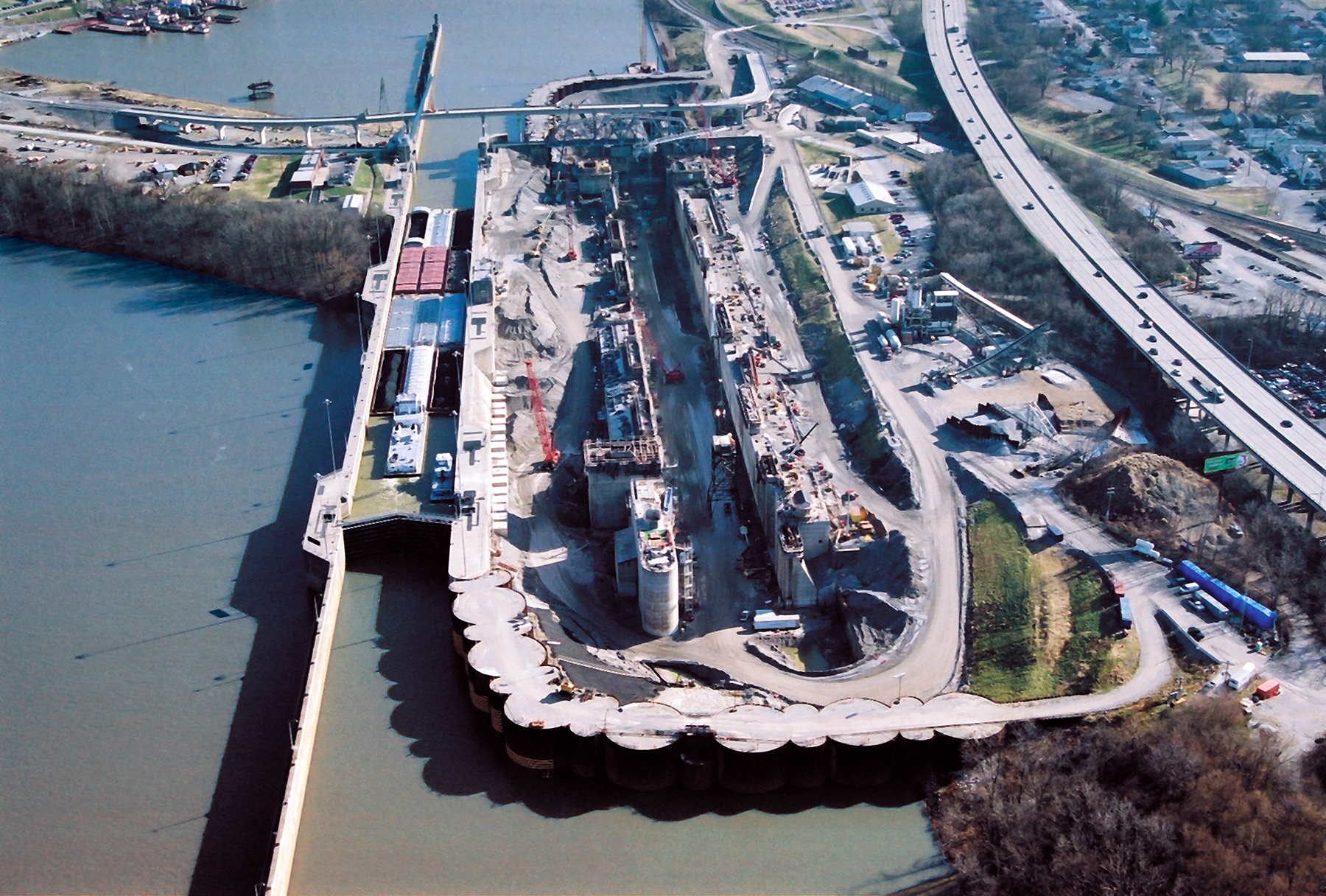 McAlpine Lock Chamber and Guidewalls